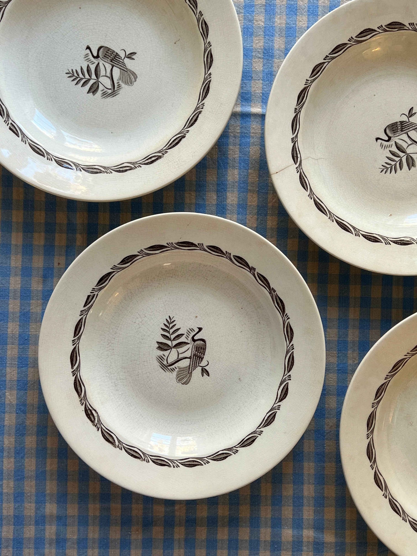 Gefle “Ingrid” dyb pastatallerken Ø23 cm (4 stk)