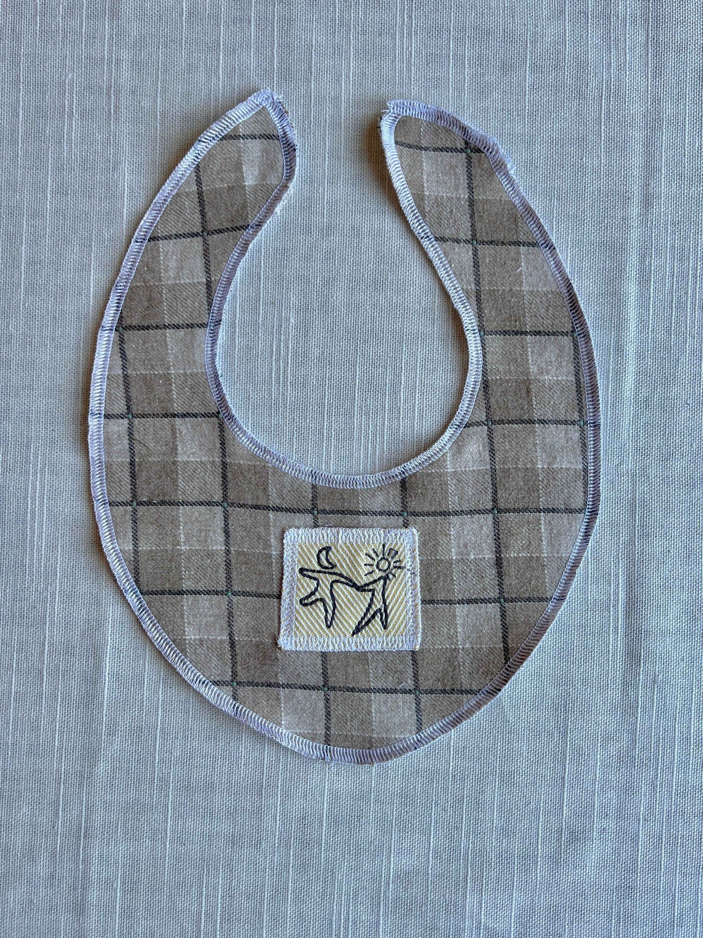 SMÆKKER savlesmæk, håndsyet i vintage tekstiler – tilføj navn eller motiv