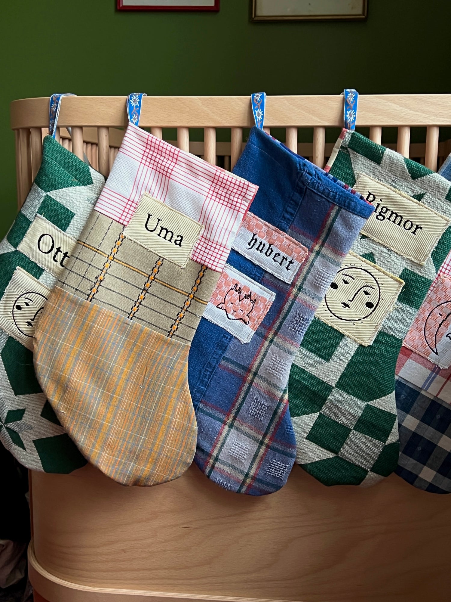 Julesokker med navn og motiv - Faux Pas