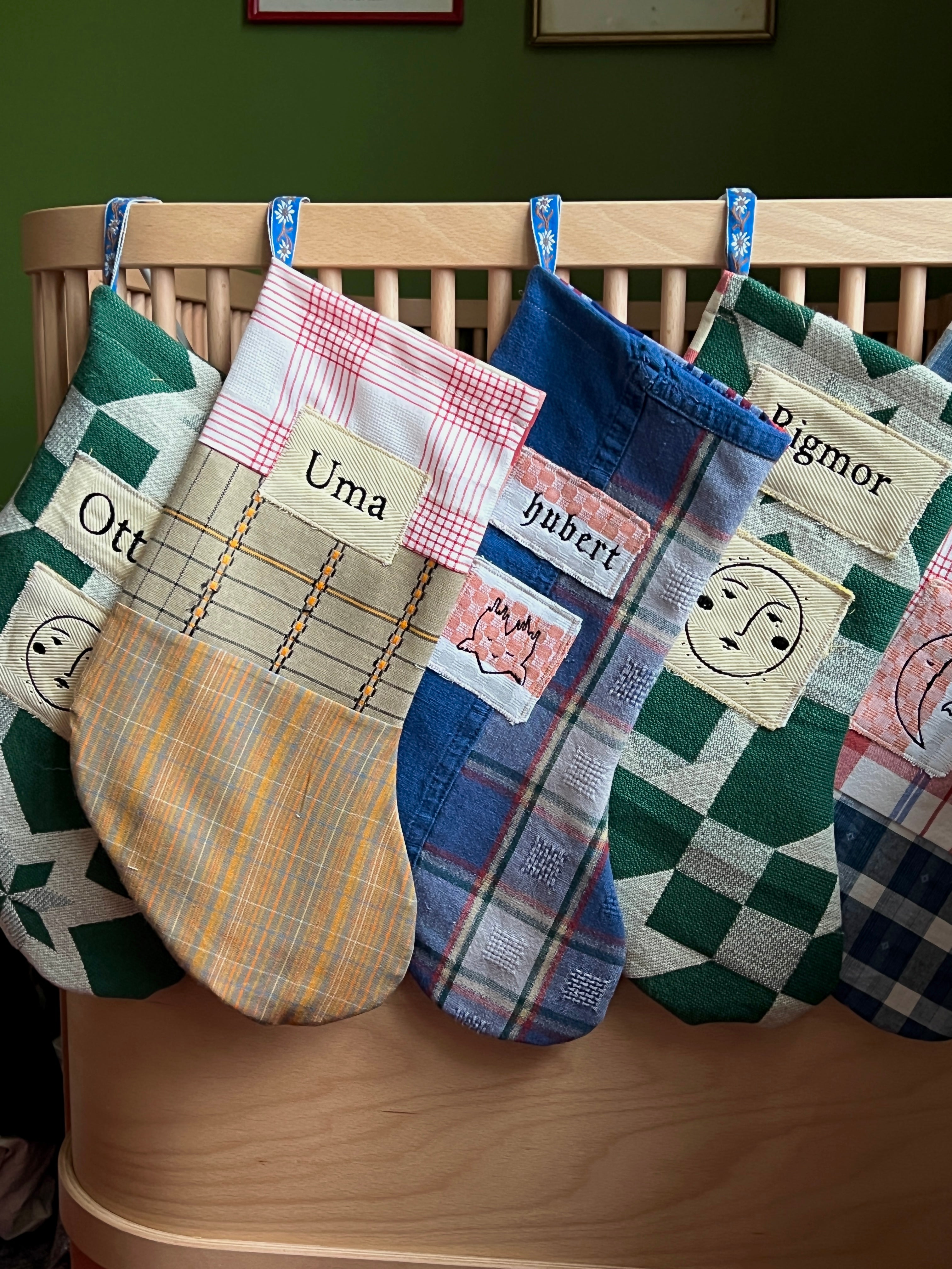 Julesokker med navn og motiv - Faux Pas