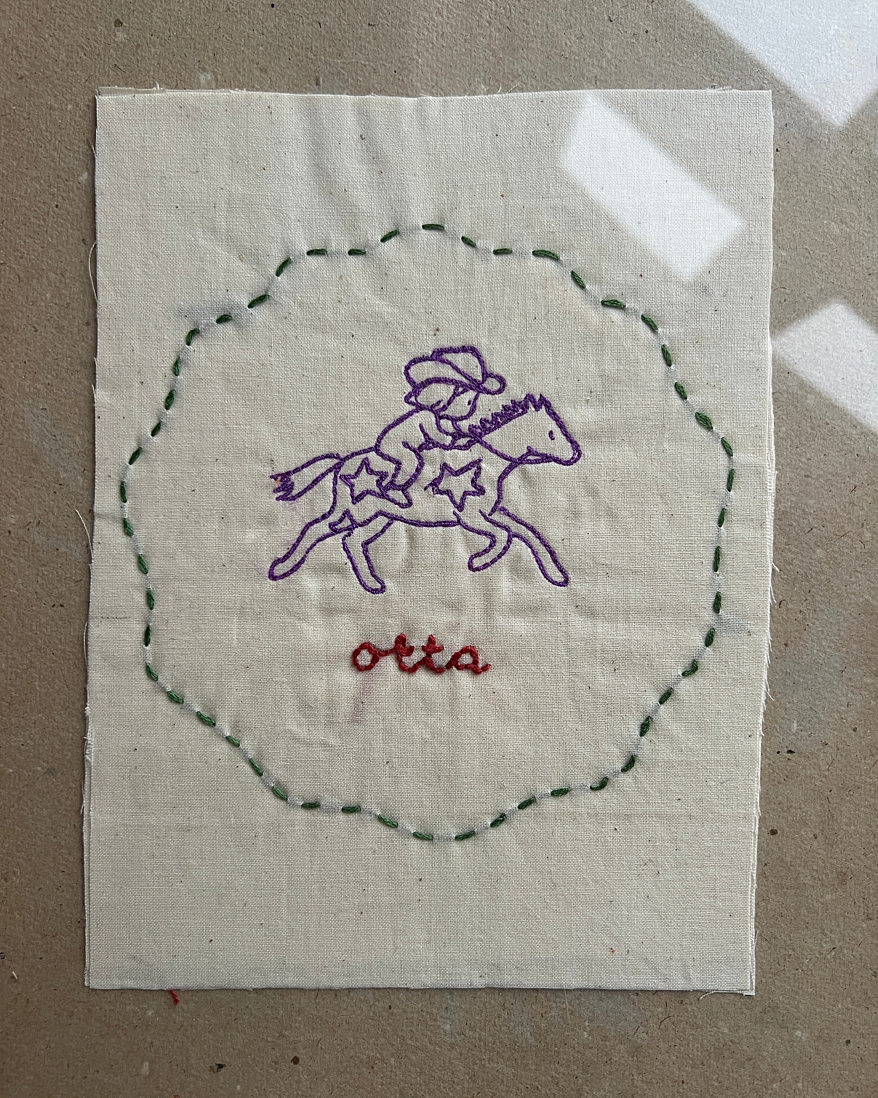 broderede navnemaskotter