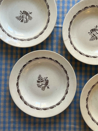 Gefle “Ingrid” dyb pastatallerken Ø23 cm (4 stk)