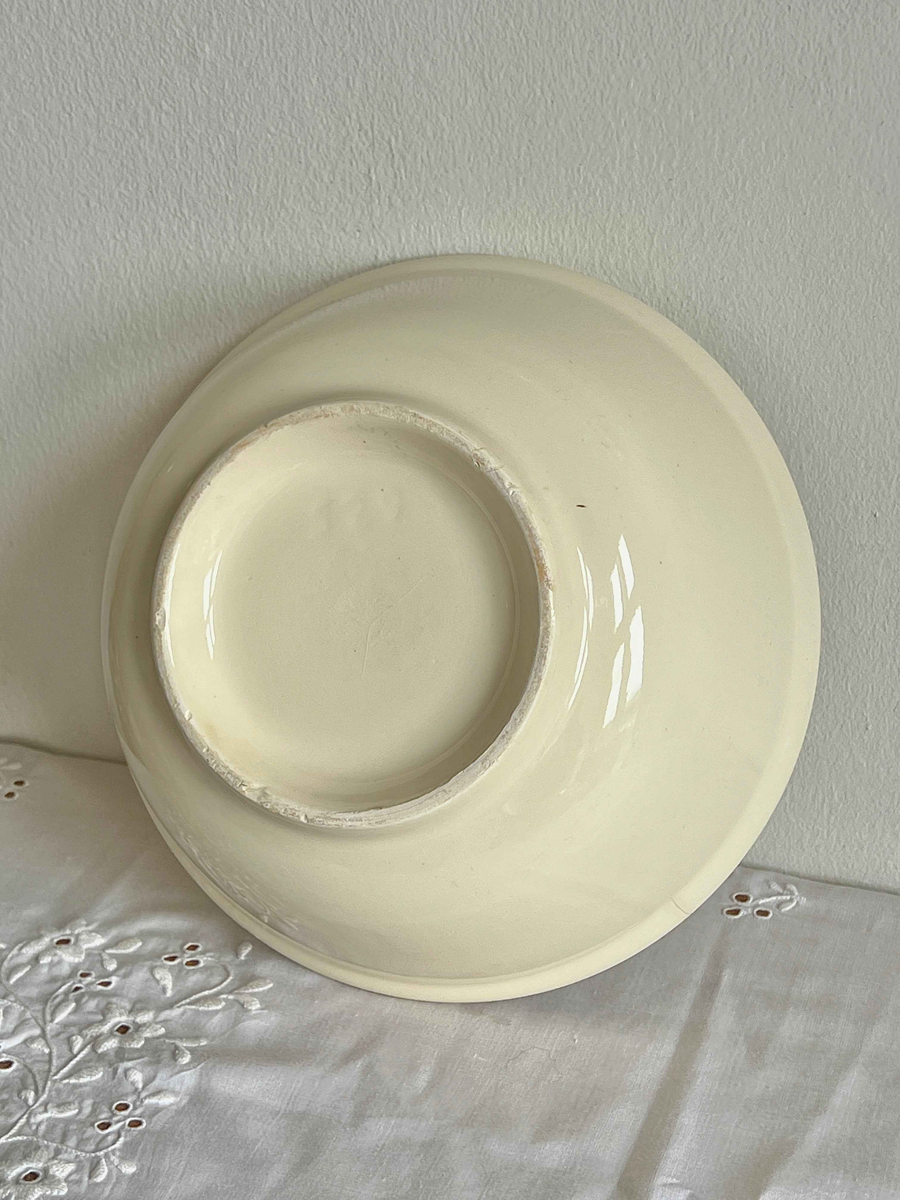 Fransk serveringsskål i porcelæn Ø24 cm