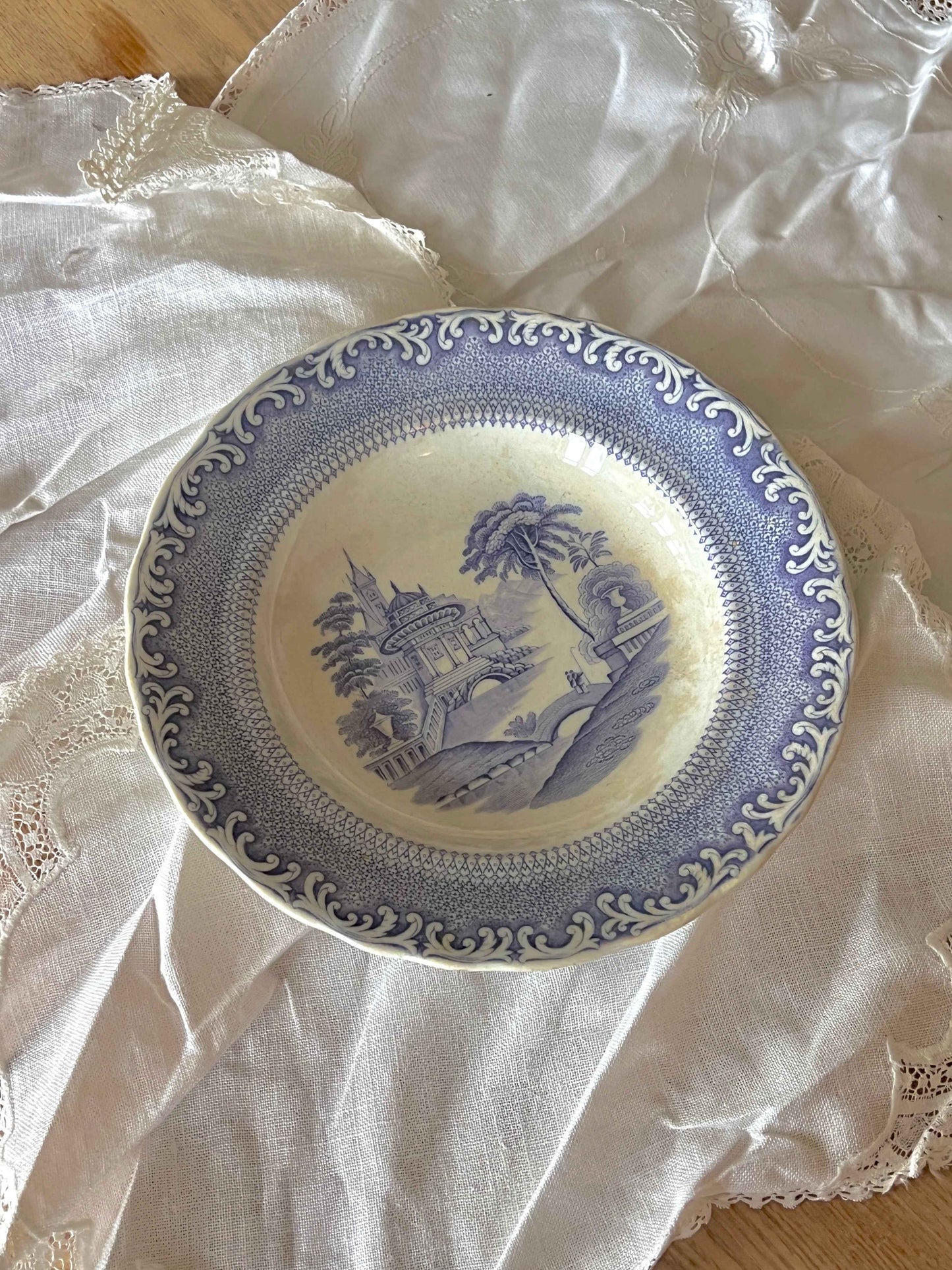 Rørstrand Spets dyb pastatallerken Ø24