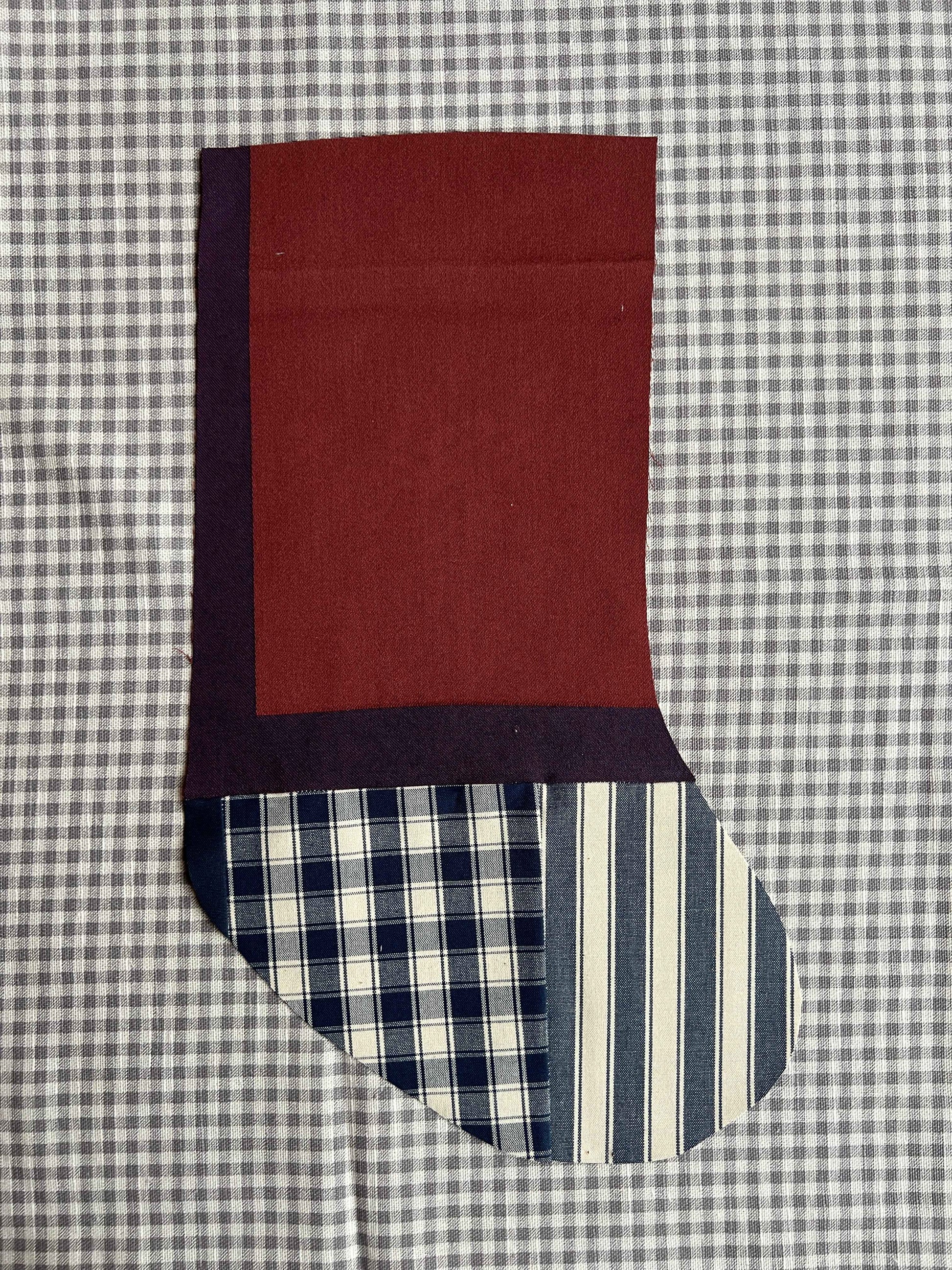 Made to order julesok i vintage tekstil - tilføj navn og motiv