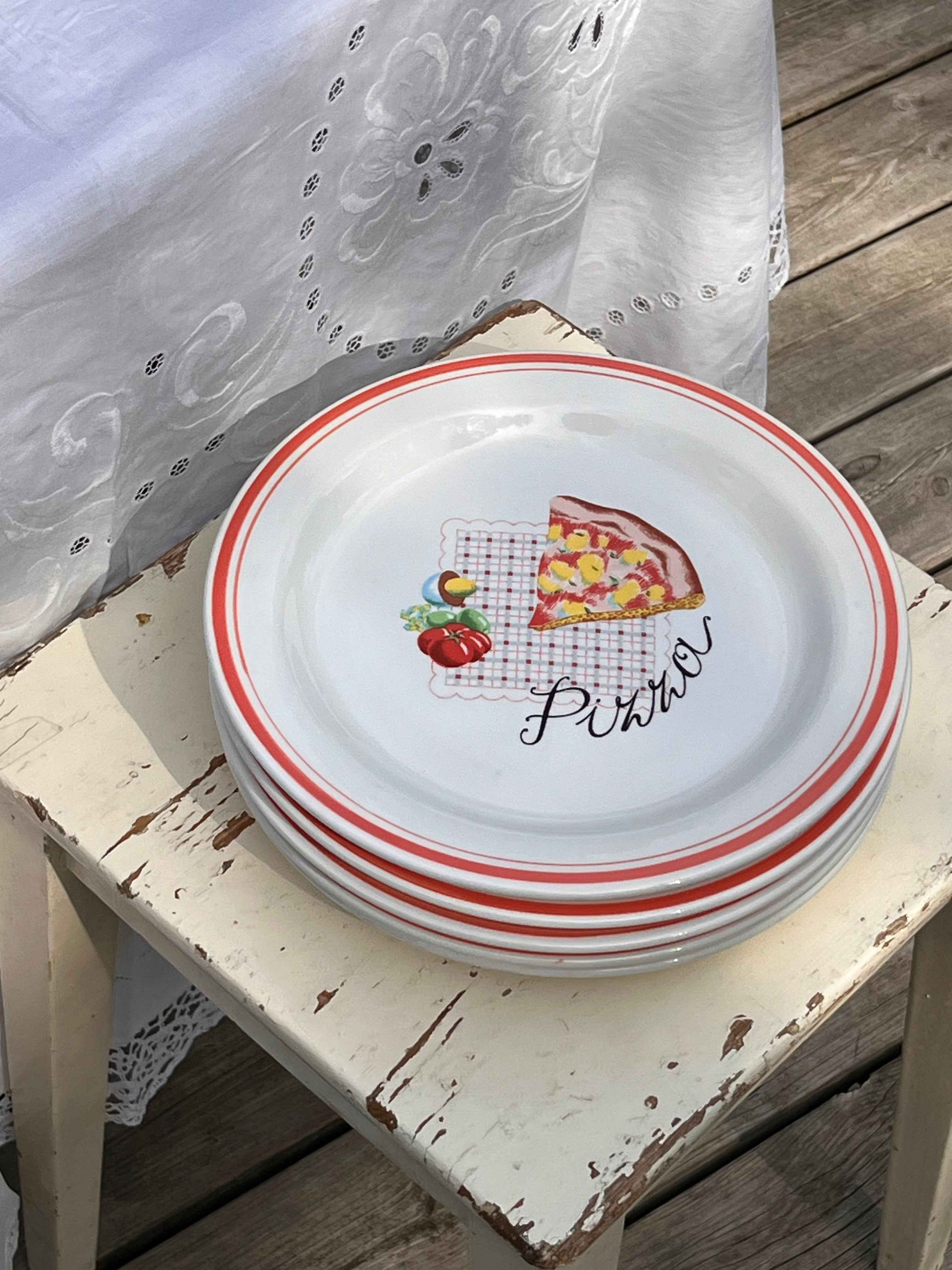 Italienske pizzatallerkener, Ø26