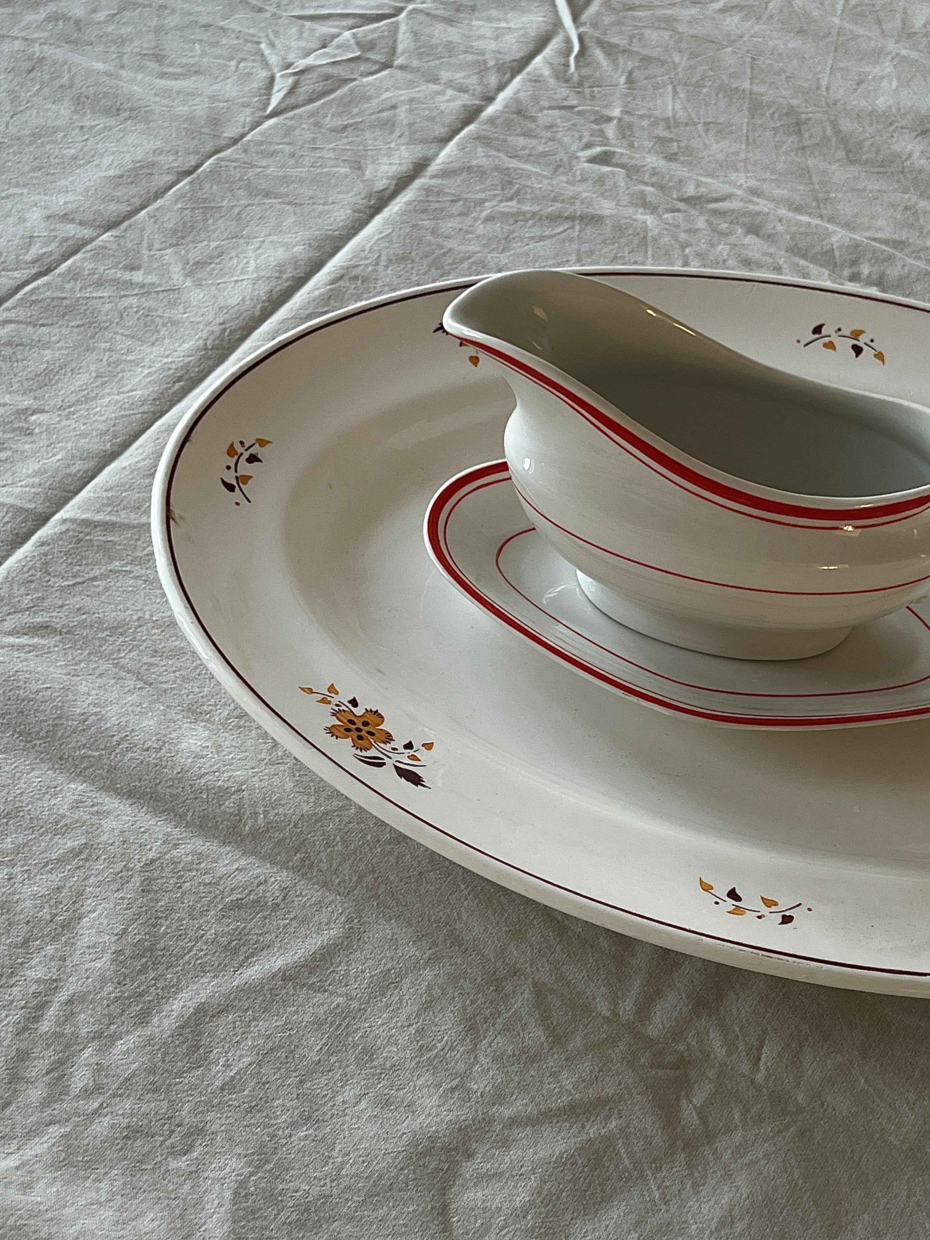 Vintage Bridgwood Sampsonite saucer · Ø9 x H11 cm