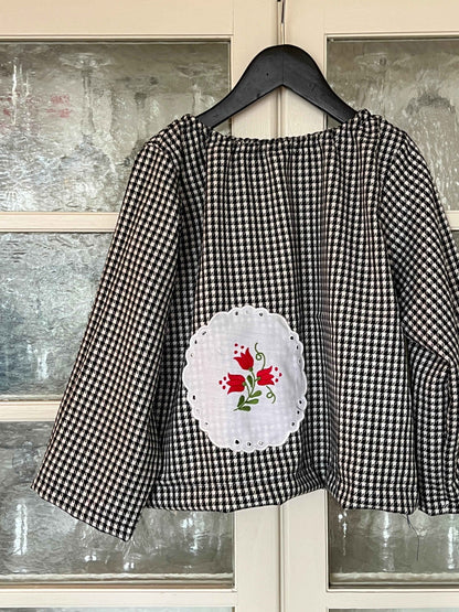 HELGE bluse i uld 4-6 år