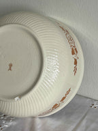 Serveringsskål i porcelæn med orange motiv D22 × H10,5 cm