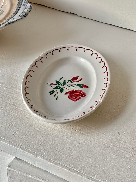 Handpainted porcelain dish