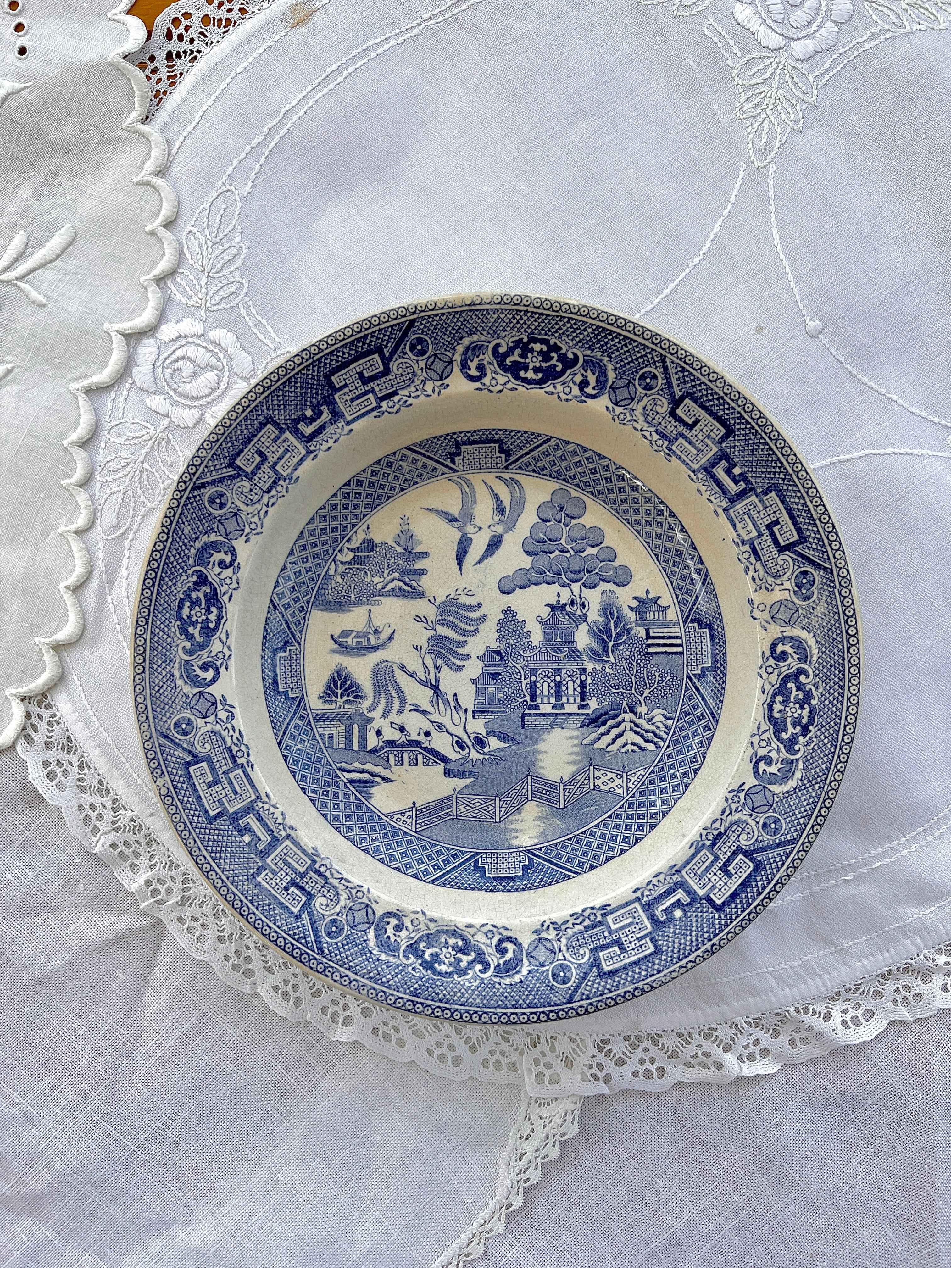 Gustavsberg Blue Willow serveringsskål Ø24 cm