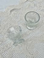 Æggebægre i glas, H6, sæt a 2