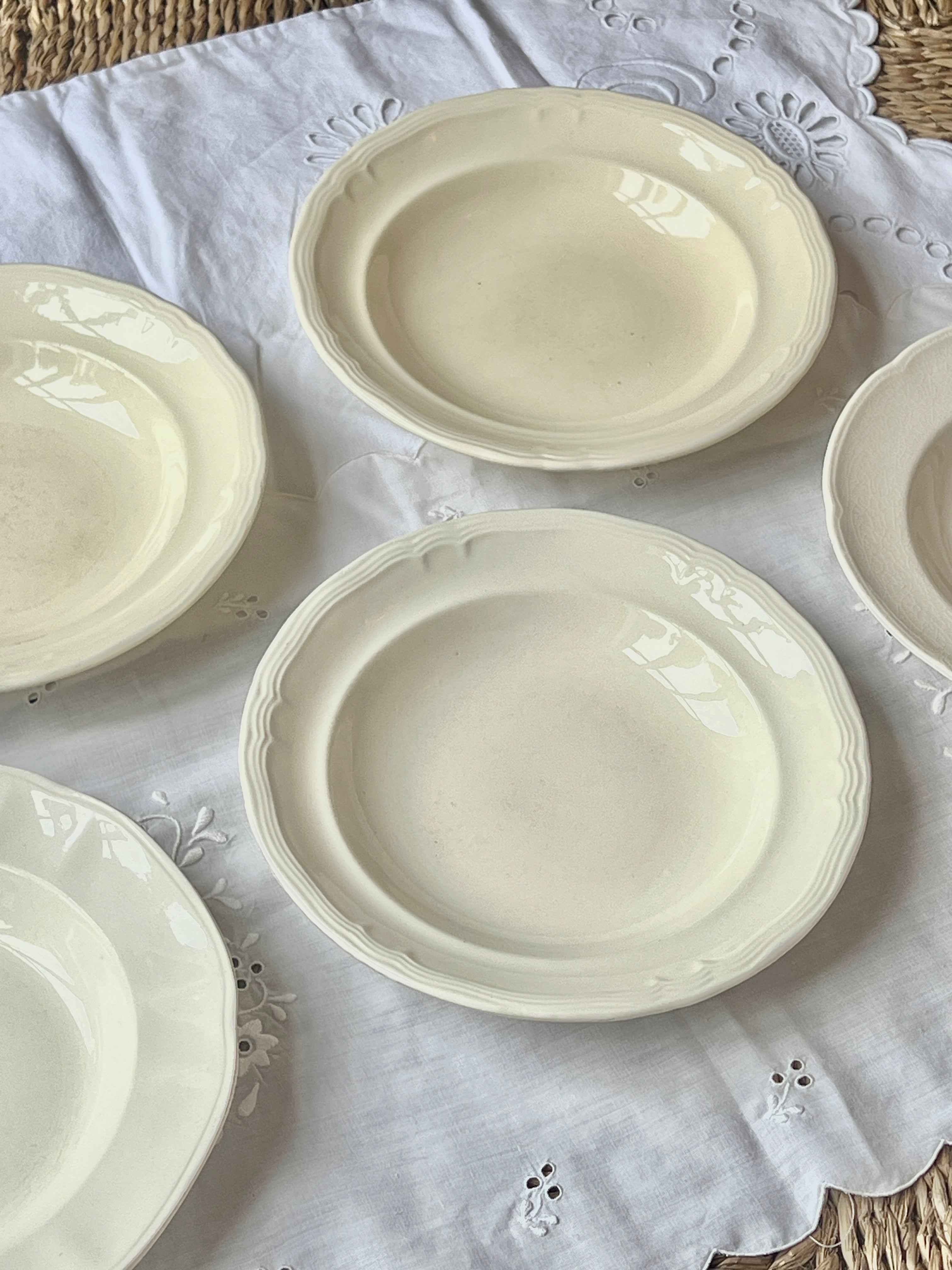 Råhvide pastatallerken Ø23 cm