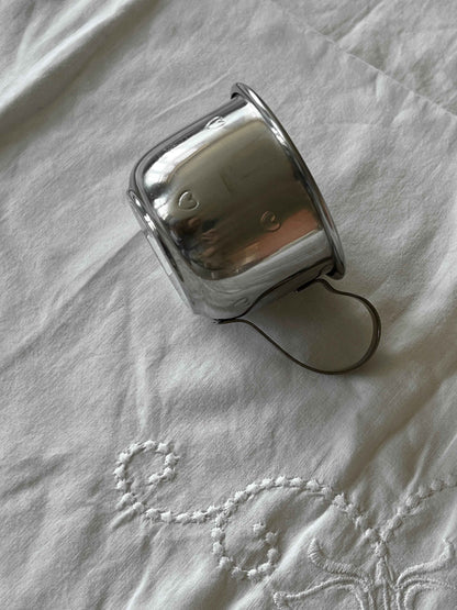 Børnekop i rustfri stål, hjerter