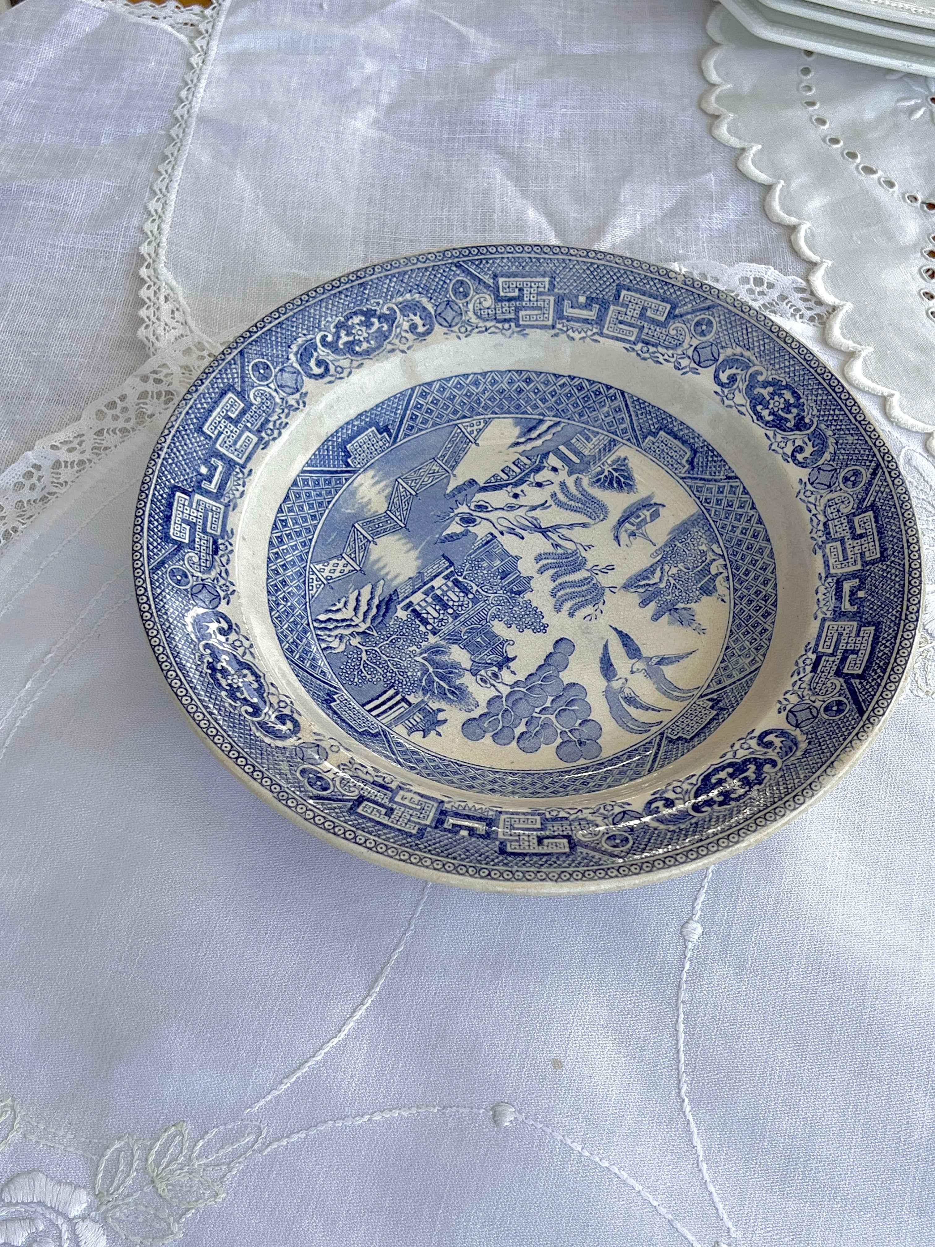 Gustavsberg Blue Willow serveringsskål Ø24 cm