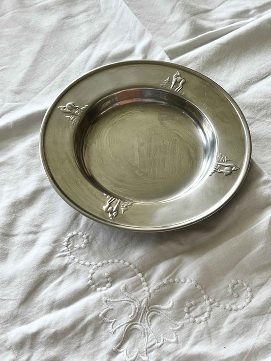 Børnetallerken i rustfri stål, Hjort