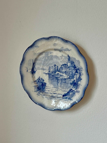 Fransk fajancefad med ophæng