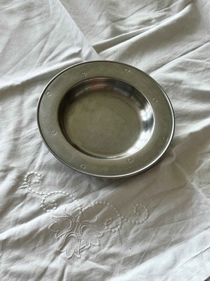 Børnetallerken i rustfri stål, hjerter