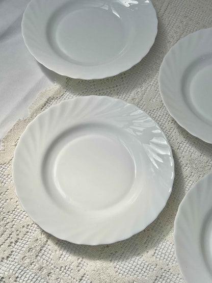 Franske swirl pastatallerkener Ø23