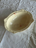Vintage Johnson & Bros Victorian serveringsskål med håndmalede blomster
