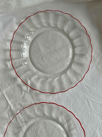 Franske middagstallerkener, sæt a 2