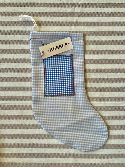 Made to order julesok i vintage tekstil - tilføj navn og motiv