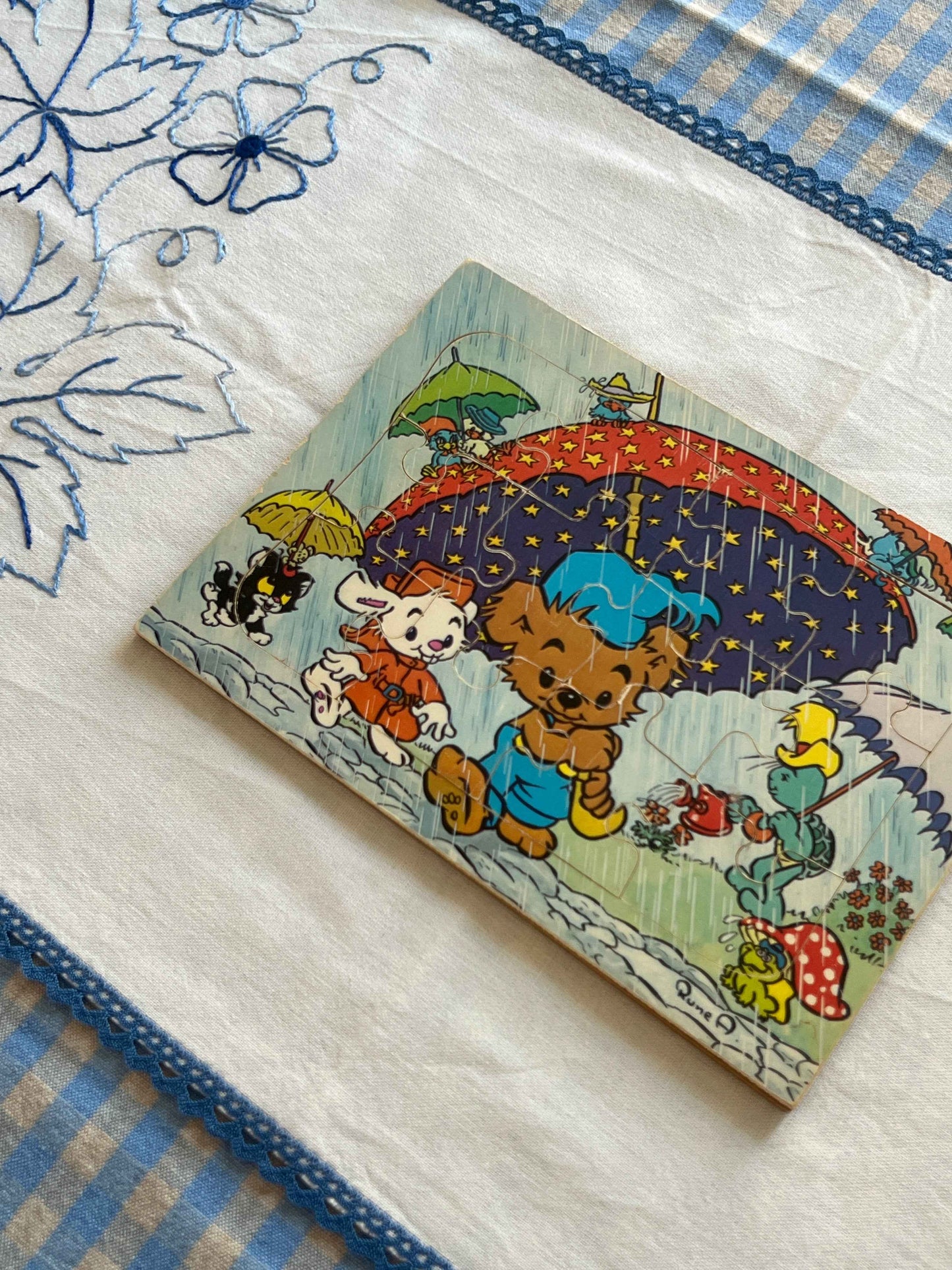 Bamse træpuslespil, svensk original