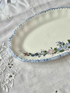 Håndmalet porcelænsfad