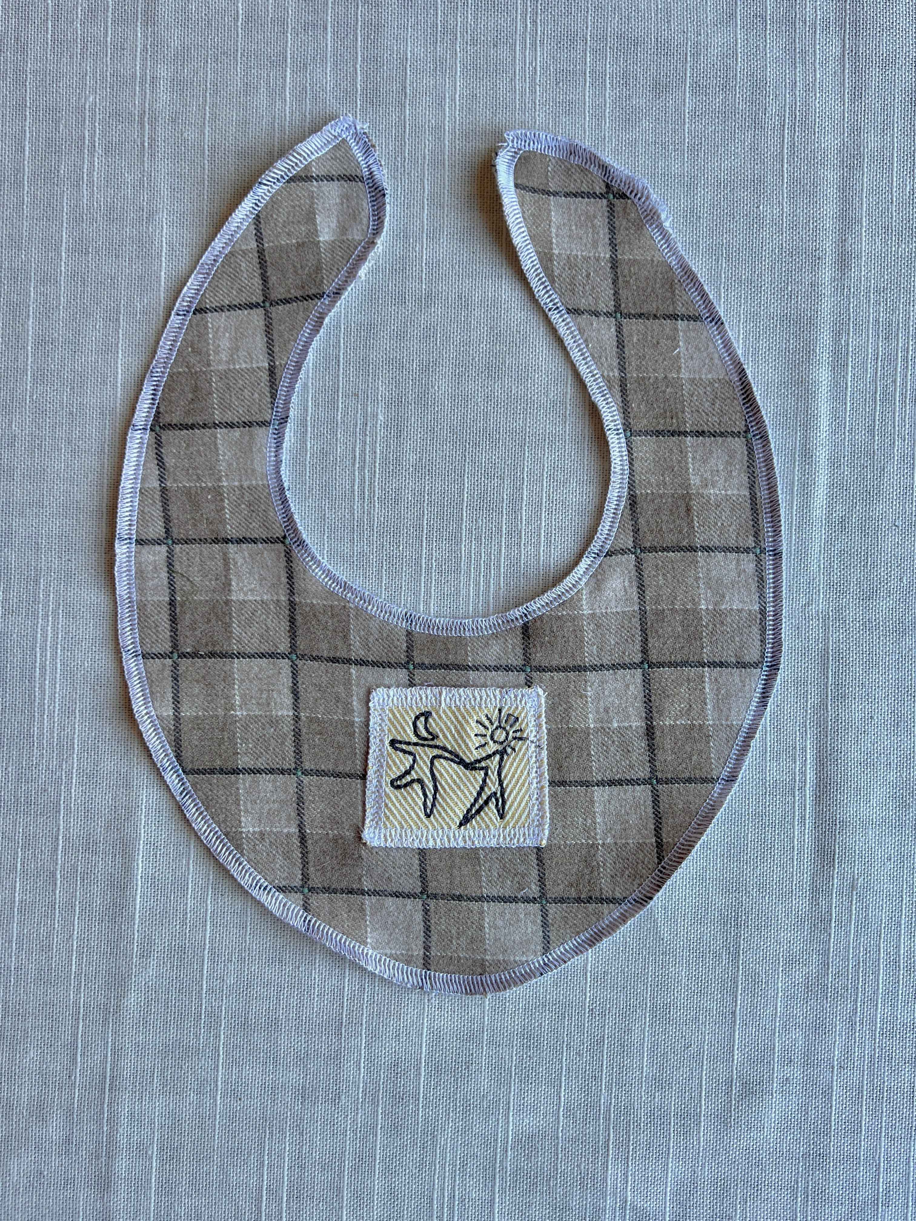 SMÆKKER savlesmæk, håndsyet i vintage tekstiler – tilføj navn eller motiv