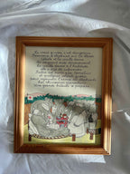 Babar illustration 1932, Paris, syg i lejren