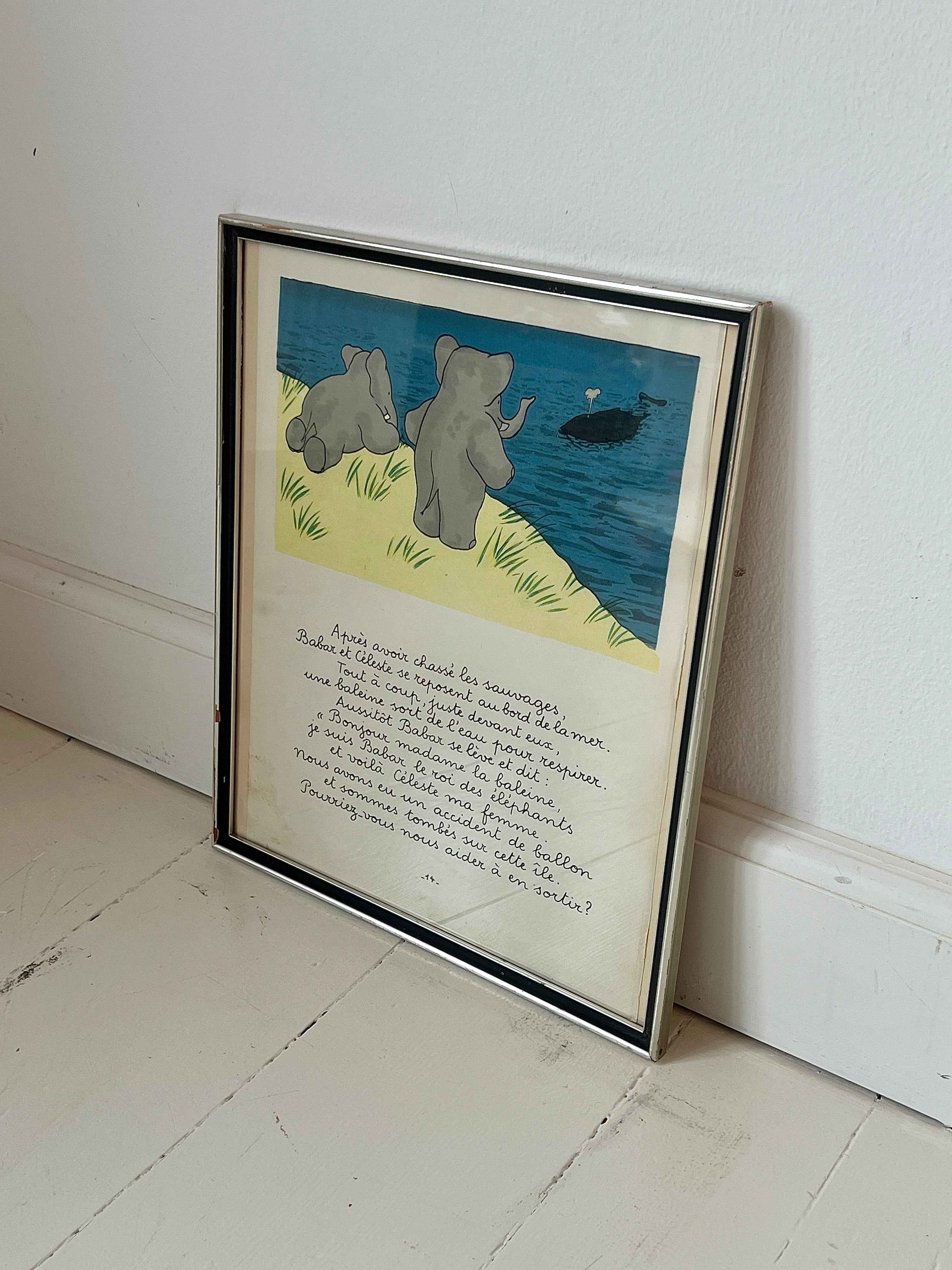 Babar illustration, Frankrig 1932, hvalspotting