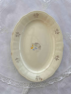 Rørstrand porcelænsfad med blomster