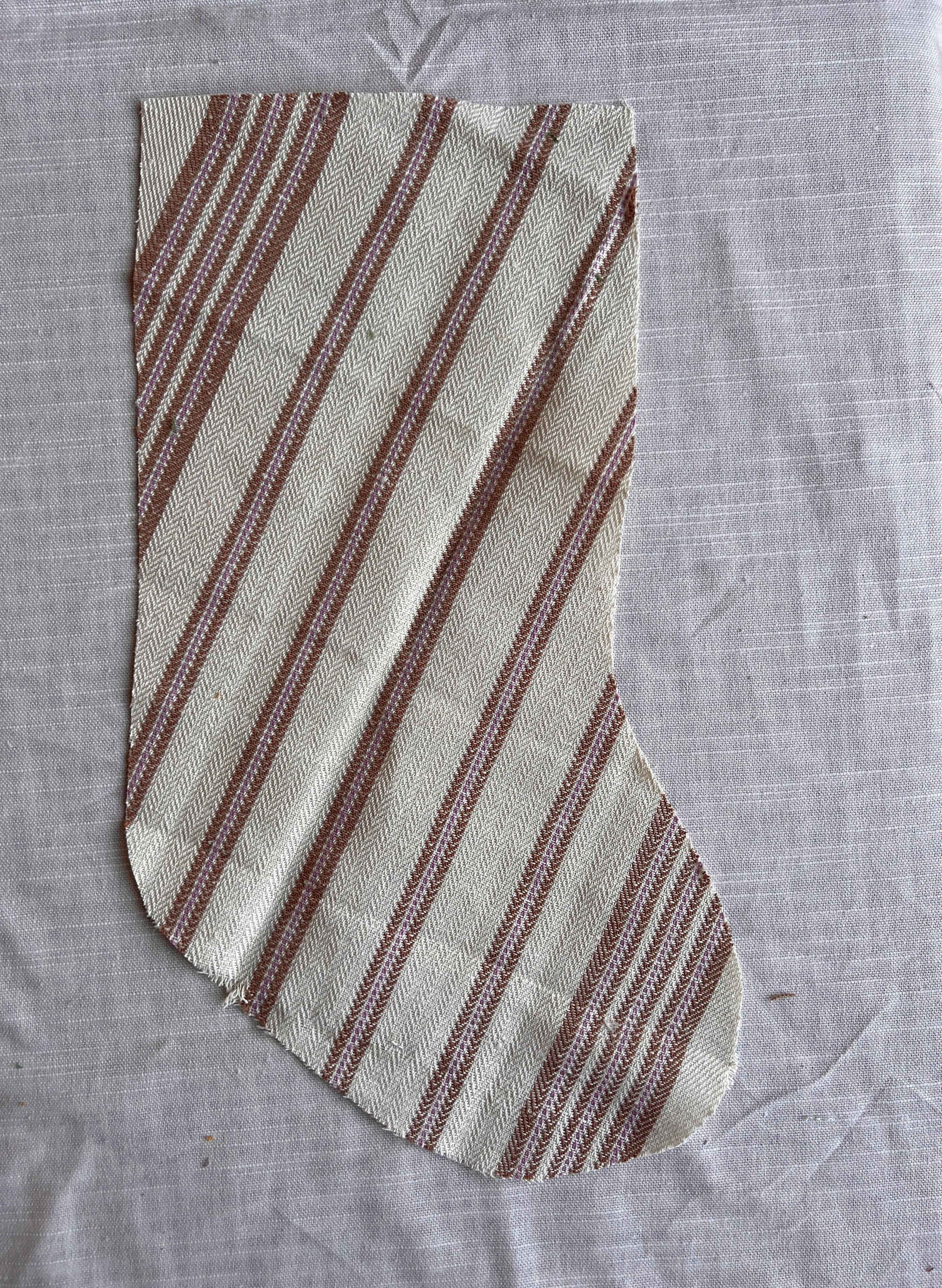 Made to order julesok i vintage tekstil - tilføj navn og motiv