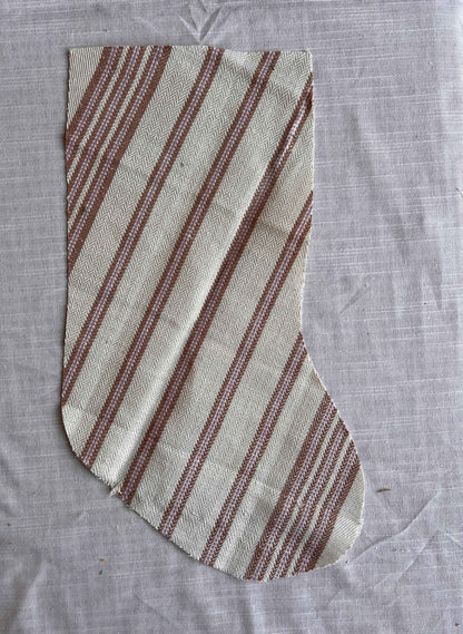 Made to order julesok i vintage tekstil - tilføj navn og motiv