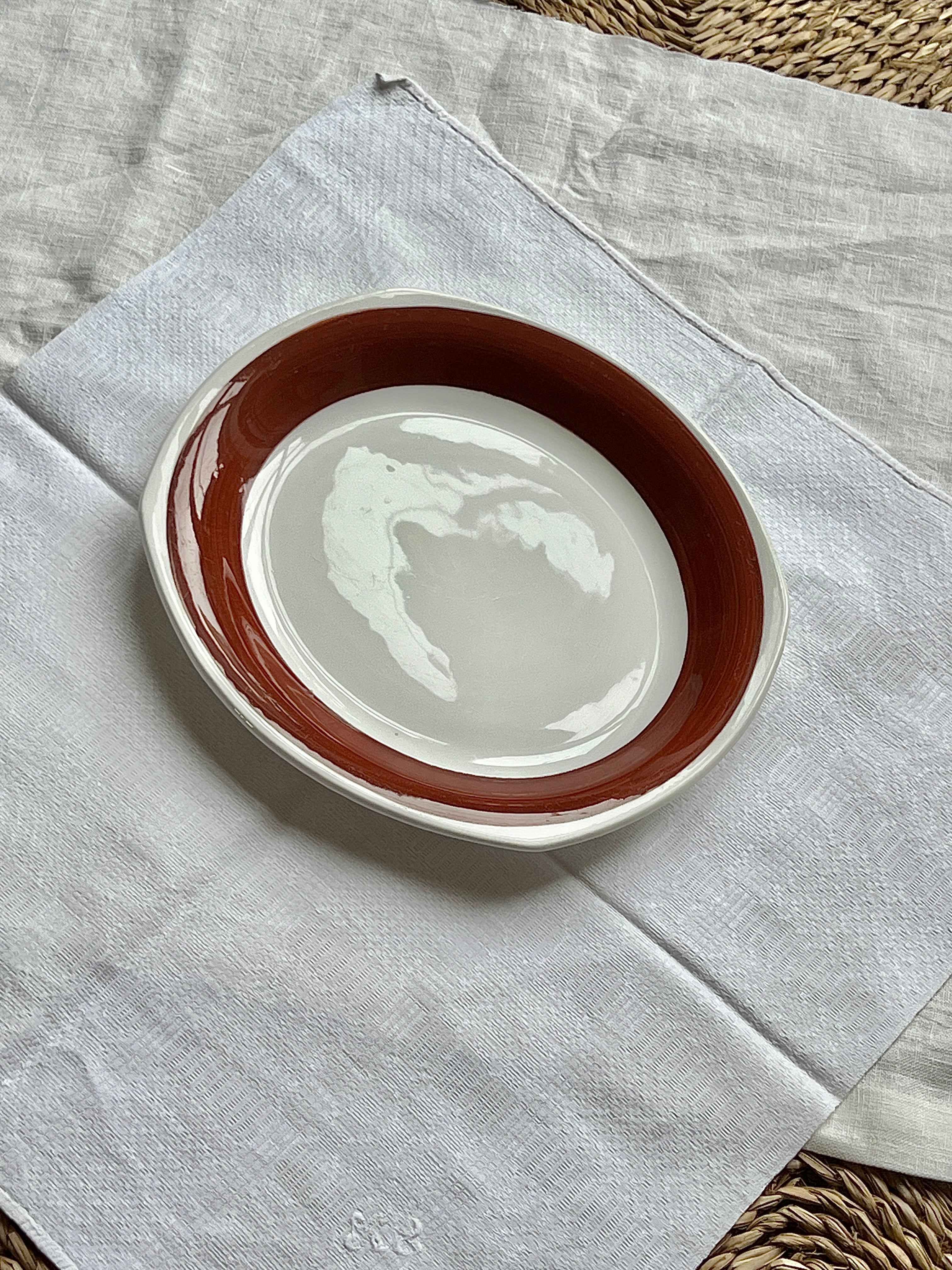 Svensk Malin Gefle porcelænsfad