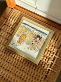 Tommelise illustration 1983 – vintage ramme 20x20 cm