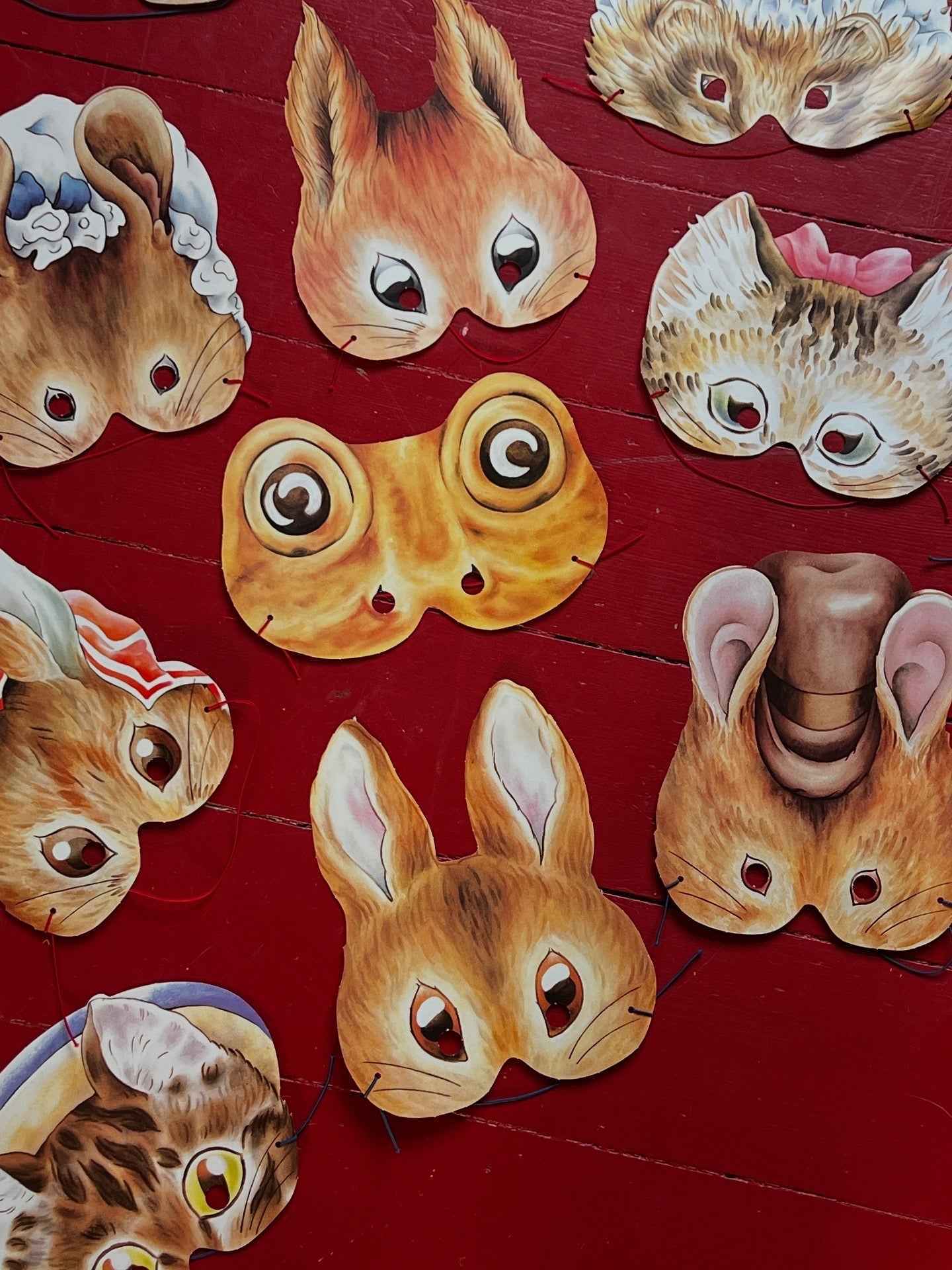 Vintage Peter Rabbit Maske - Tom Kitten