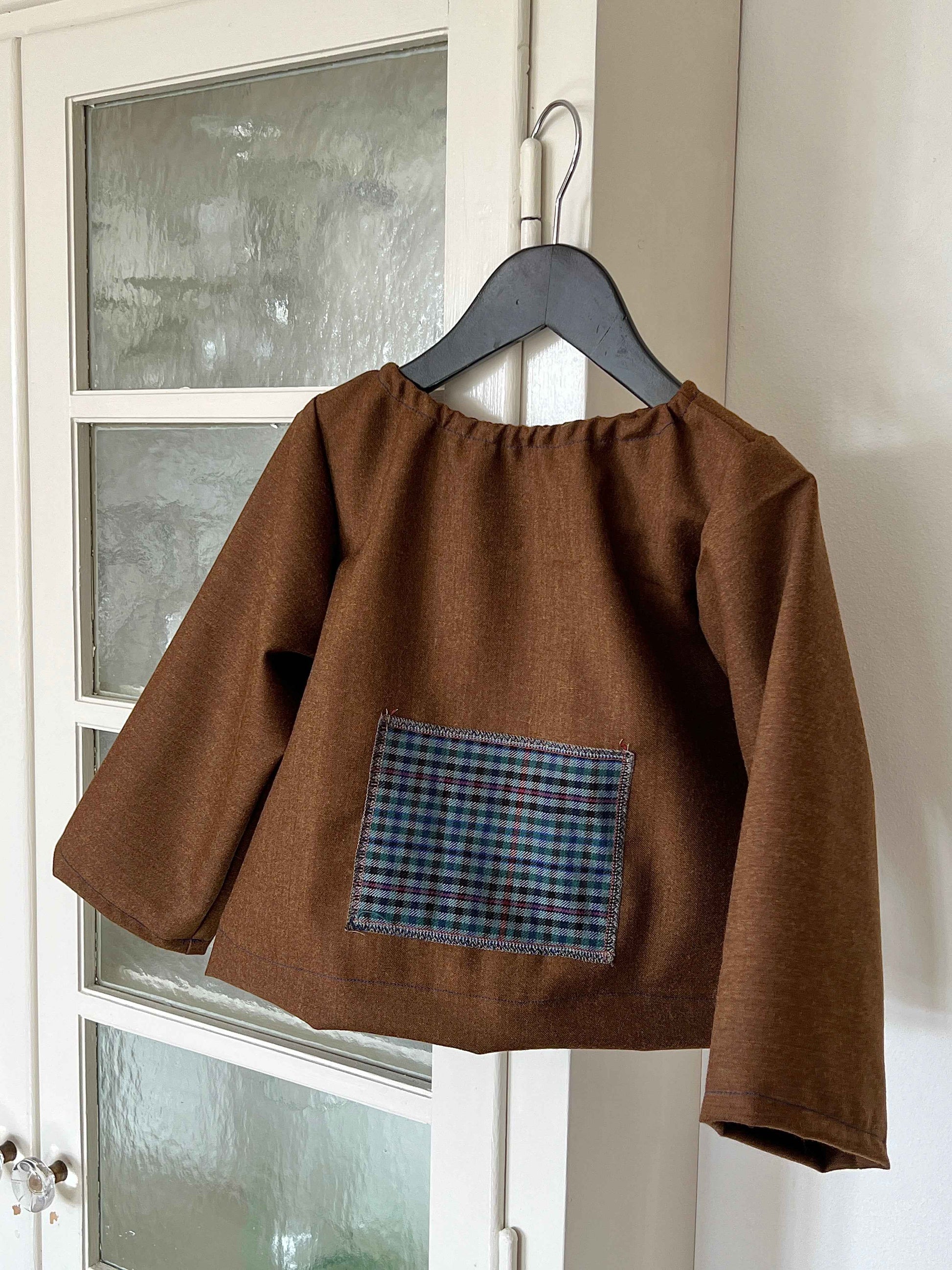 HELGE bluse i uld 2-4 år