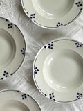 Vintage Pastatallerken “Rina” – Villeroy & Boch Porcelæn (Ø 24,5 cm) – 4 stk