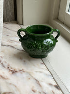 Grøn keramikvase