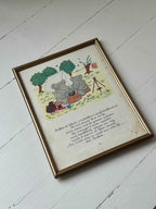 Babar illustration, Paris 1932, telttur
