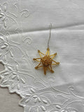 Perlestjerne i guld – enkelt