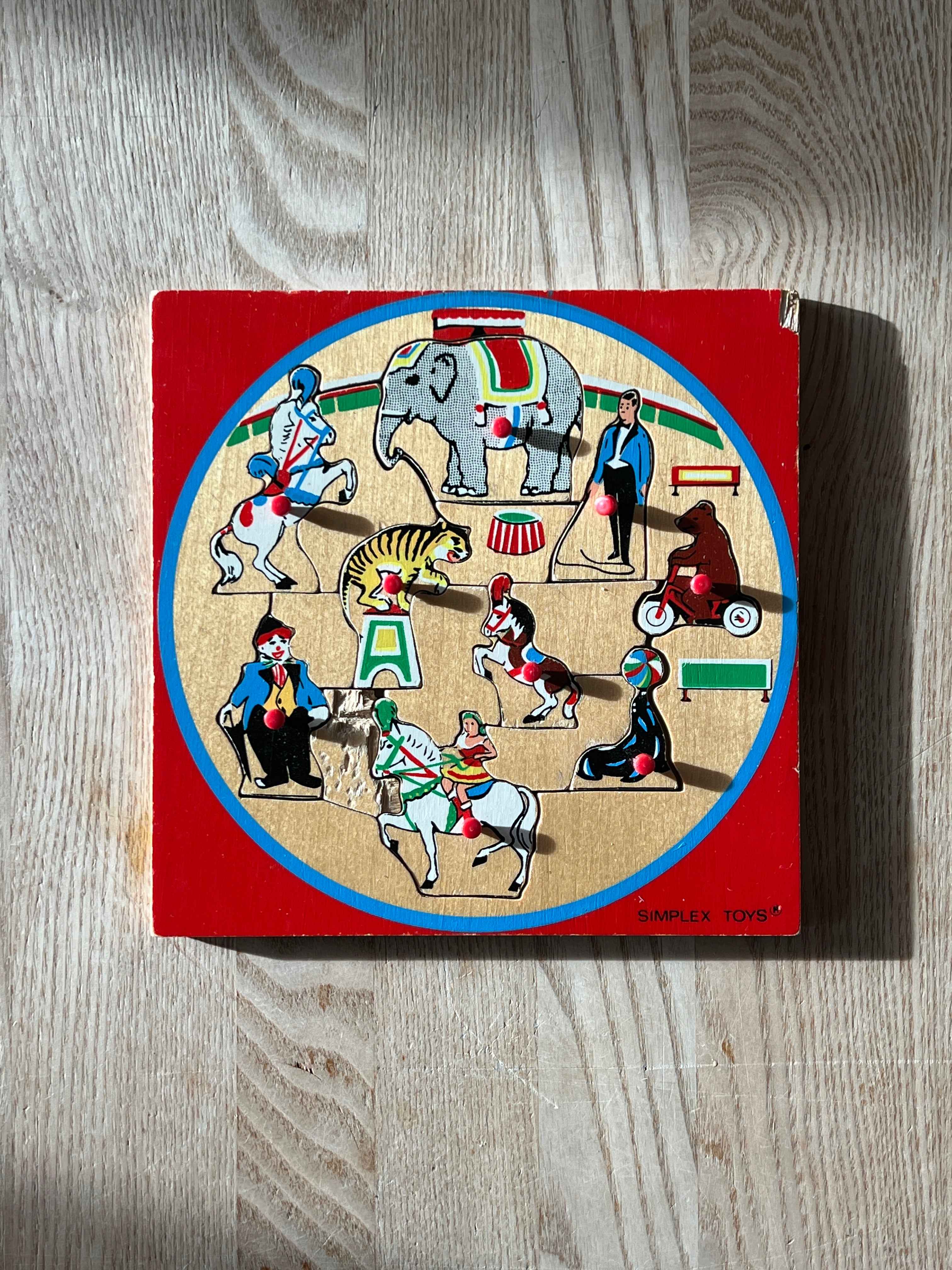 Træpuslespil, cirkus