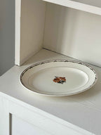 Vintage Aluminia “Solbrud” porcelæn serveringsfad · L32,5 x B23,5 cm