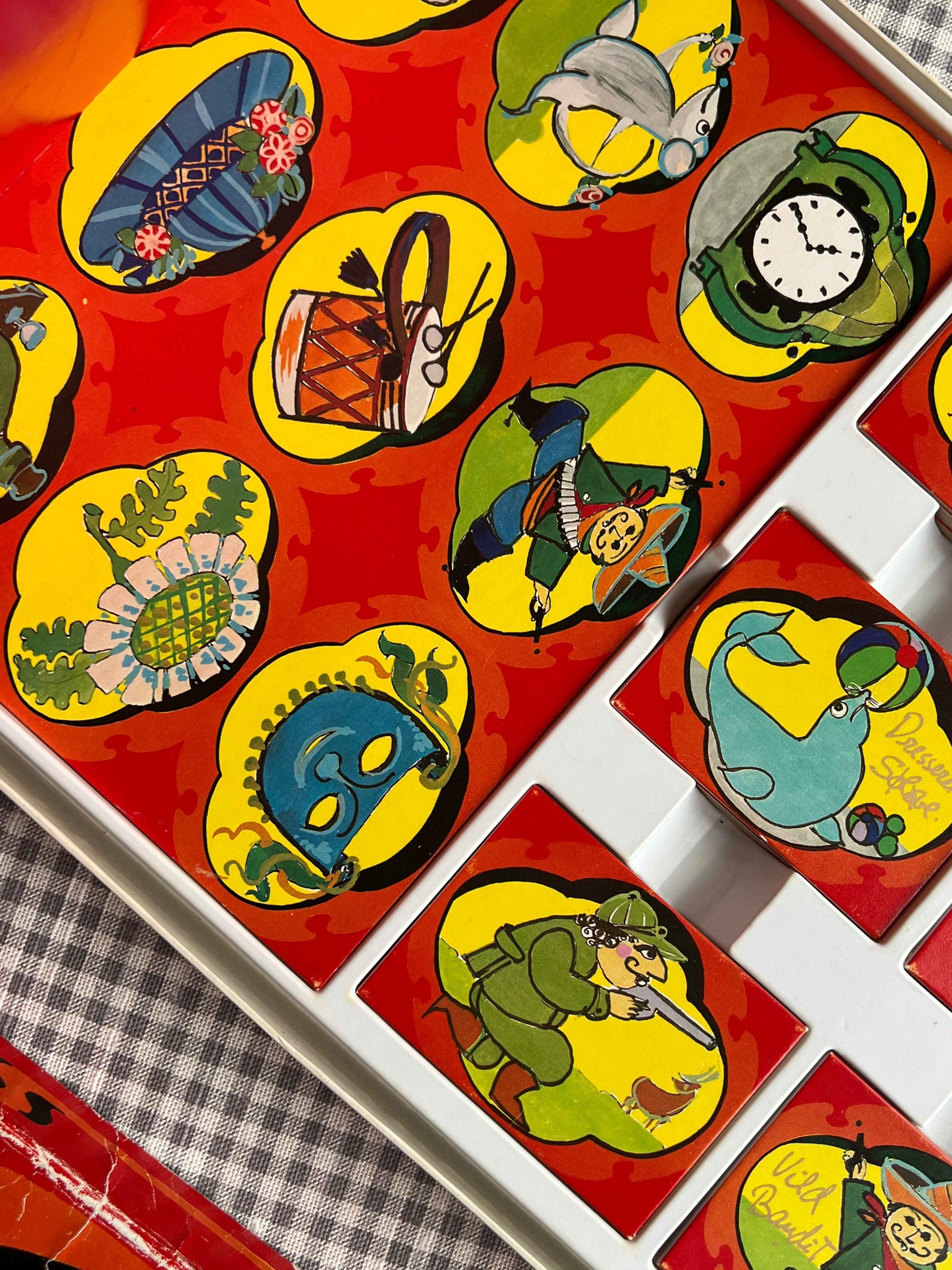 Bjørn Wiinblad “Det Røde Billedlotteri” – Vintage spil i original æske