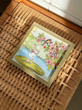 Tommelise illustration 1983 – vintage ramme 20x20 cm