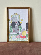 Babar illustration – hos Celeste