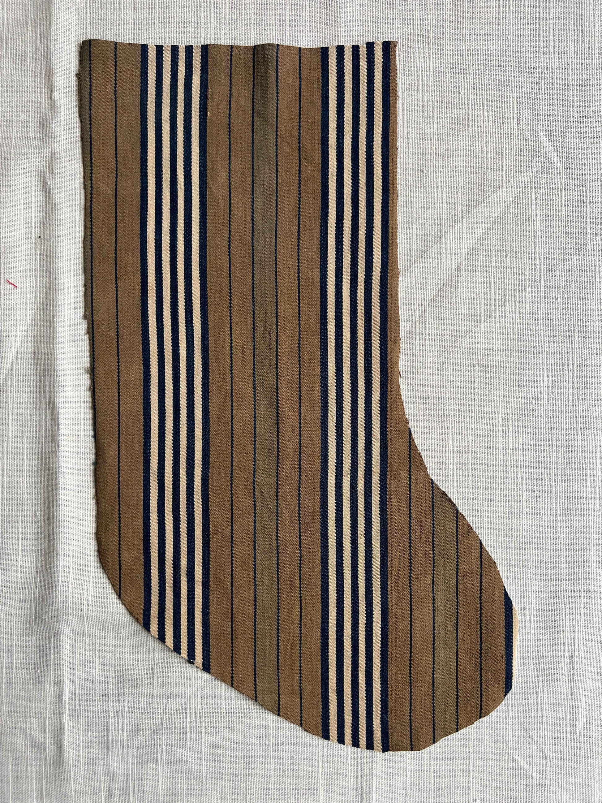 Made to order julesok i vintage tekstil - tilføj navn og motiv