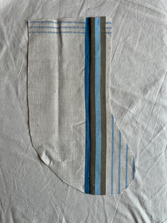 Made to order julesok i vintage tekstil - tilføj navn og motiv