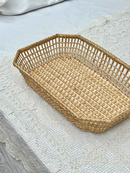 Vintage flettet kurv, L31 B20